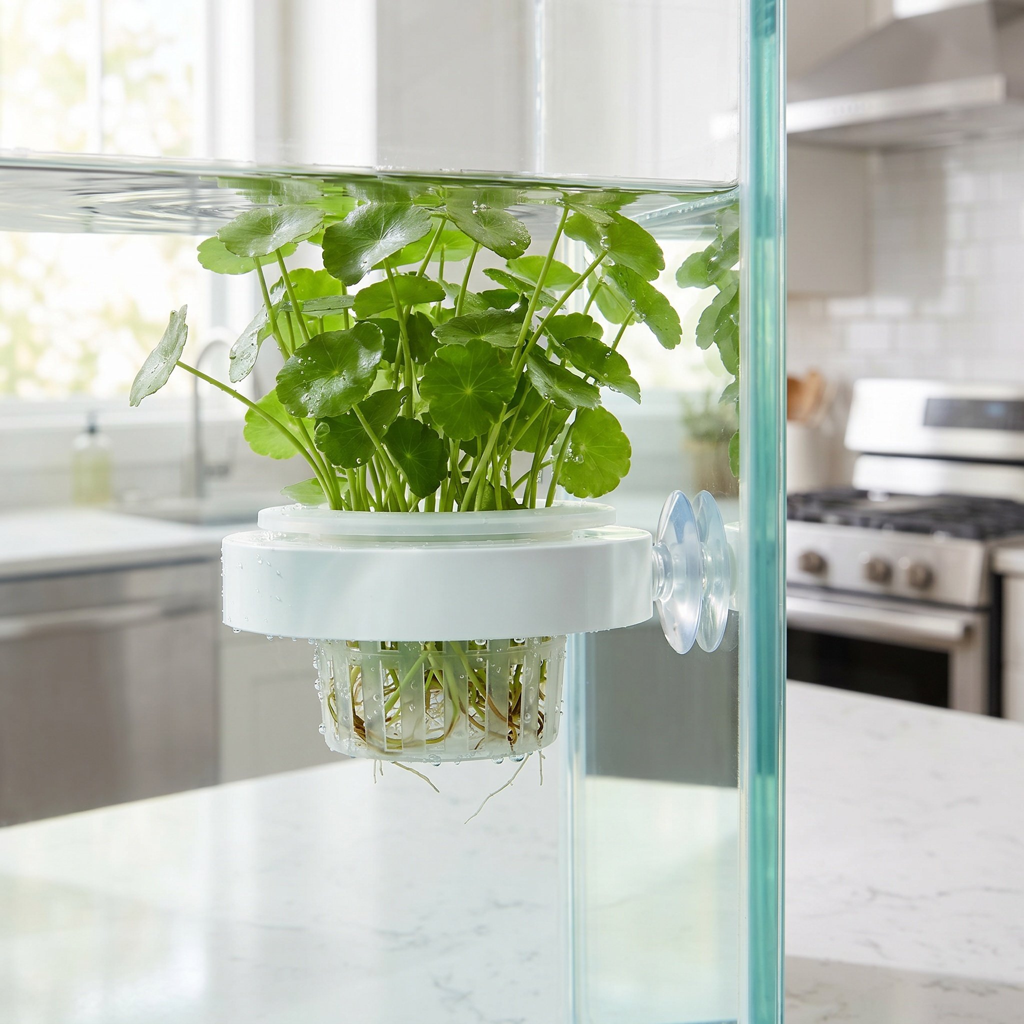 Aquarium Plants - 4pcs Floating Aquarium Plant Basket Plastic
