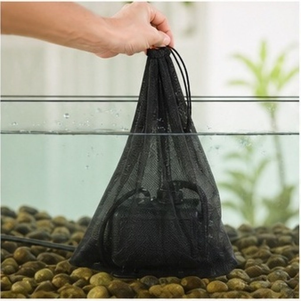 Aquarium Pump - 2pcs Drawstring Pump Filter Bag, Polyester