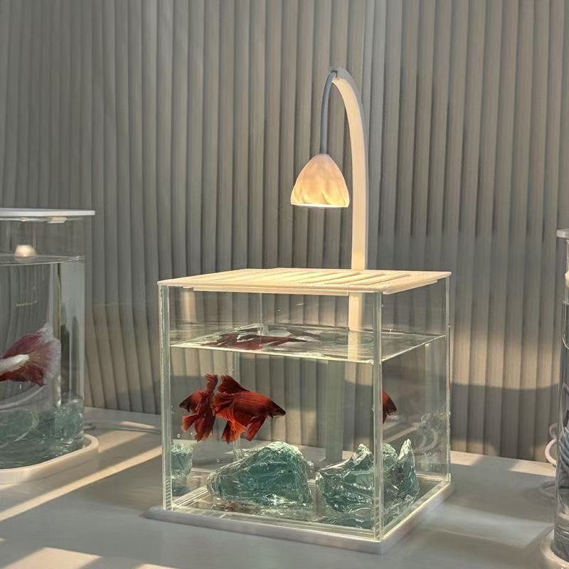 Acrylic Aquarium Ice Crystal L - Betta Fish Tank recension och pris