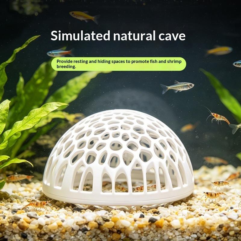 New Aquarium shrimp house Cave - Aquarium Fish Betta recension och pris