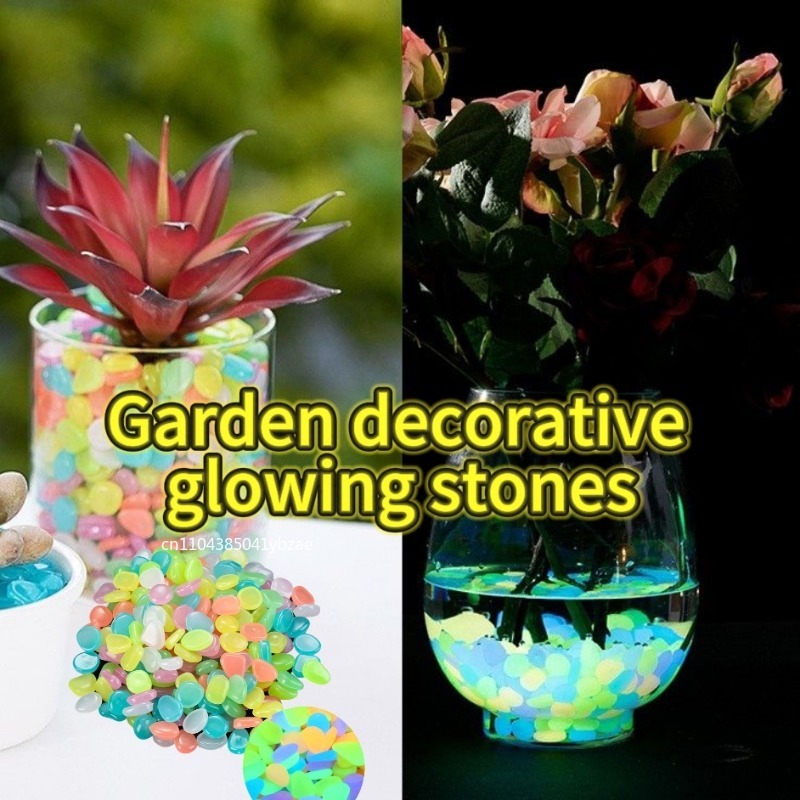 100-1000PCS Luminous Stone Gar - Fish Aquarium Home recension och pris